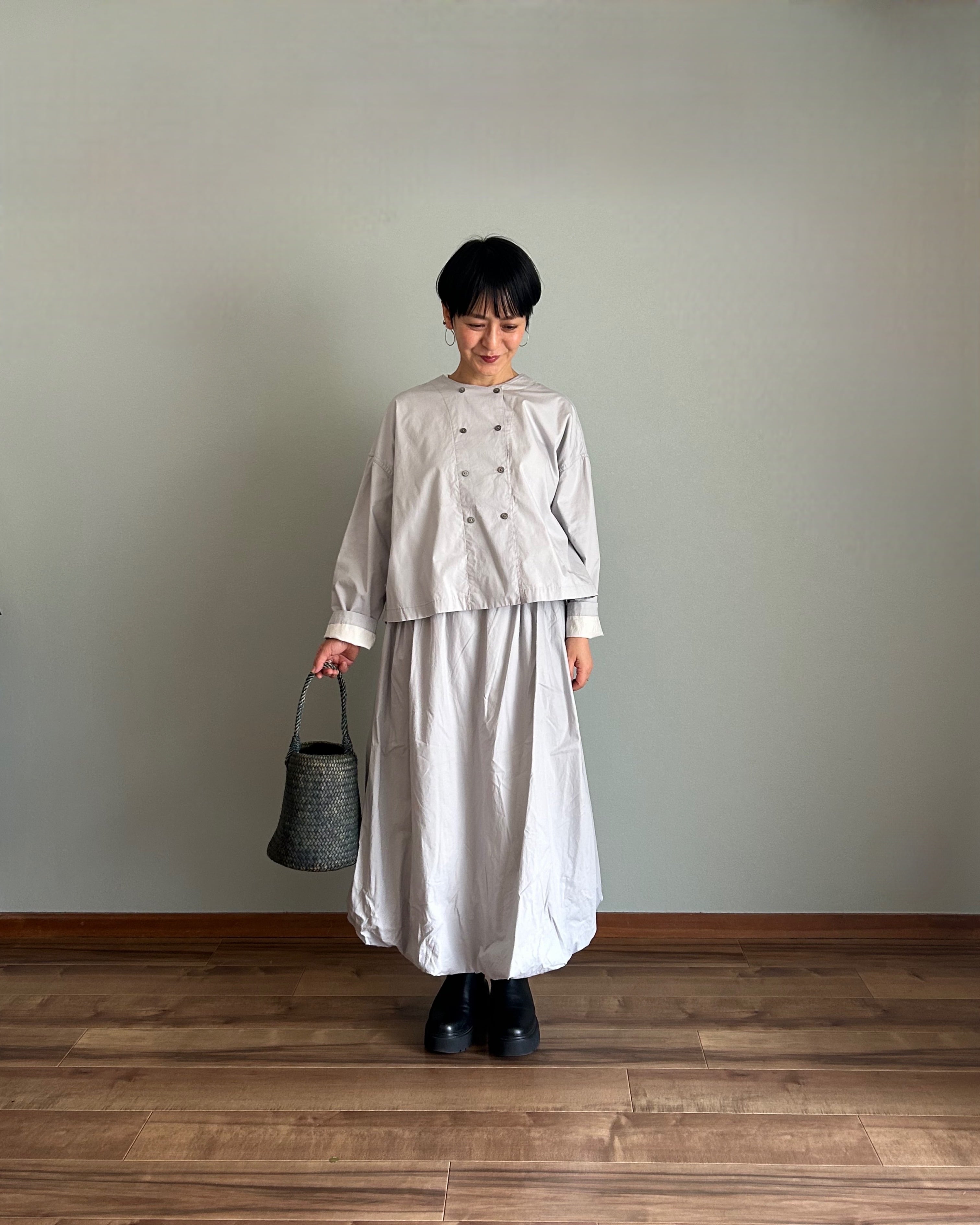 Cotton Balloon skirt | nuu