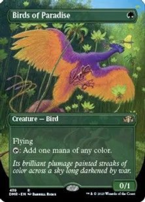 MTG《極楽鳥/Birds of Paradise(DMR)》英語 ボーダーレス の商品画像