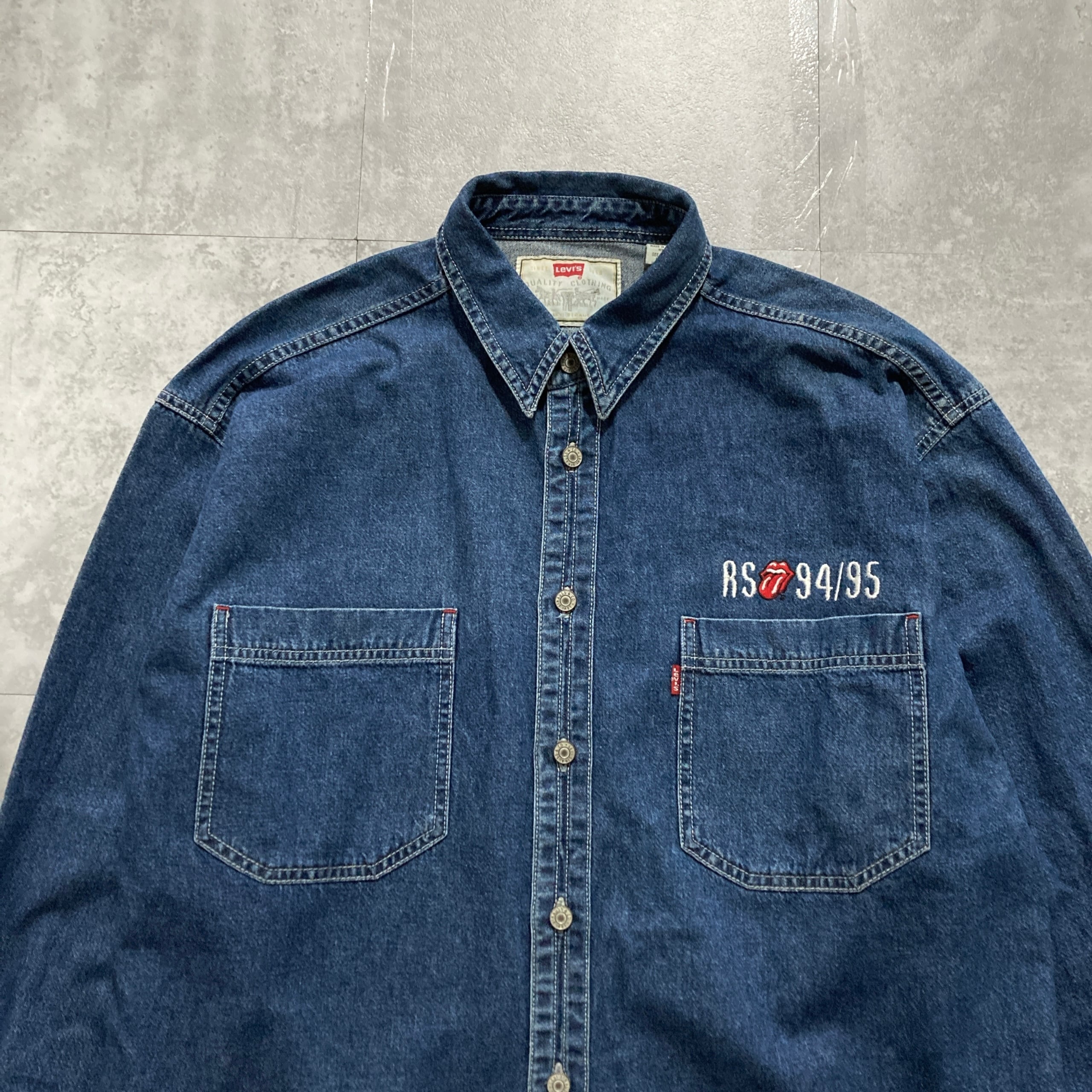 Size.L】90s Levi's リーバイス×THE ROLLING STONES ローリング