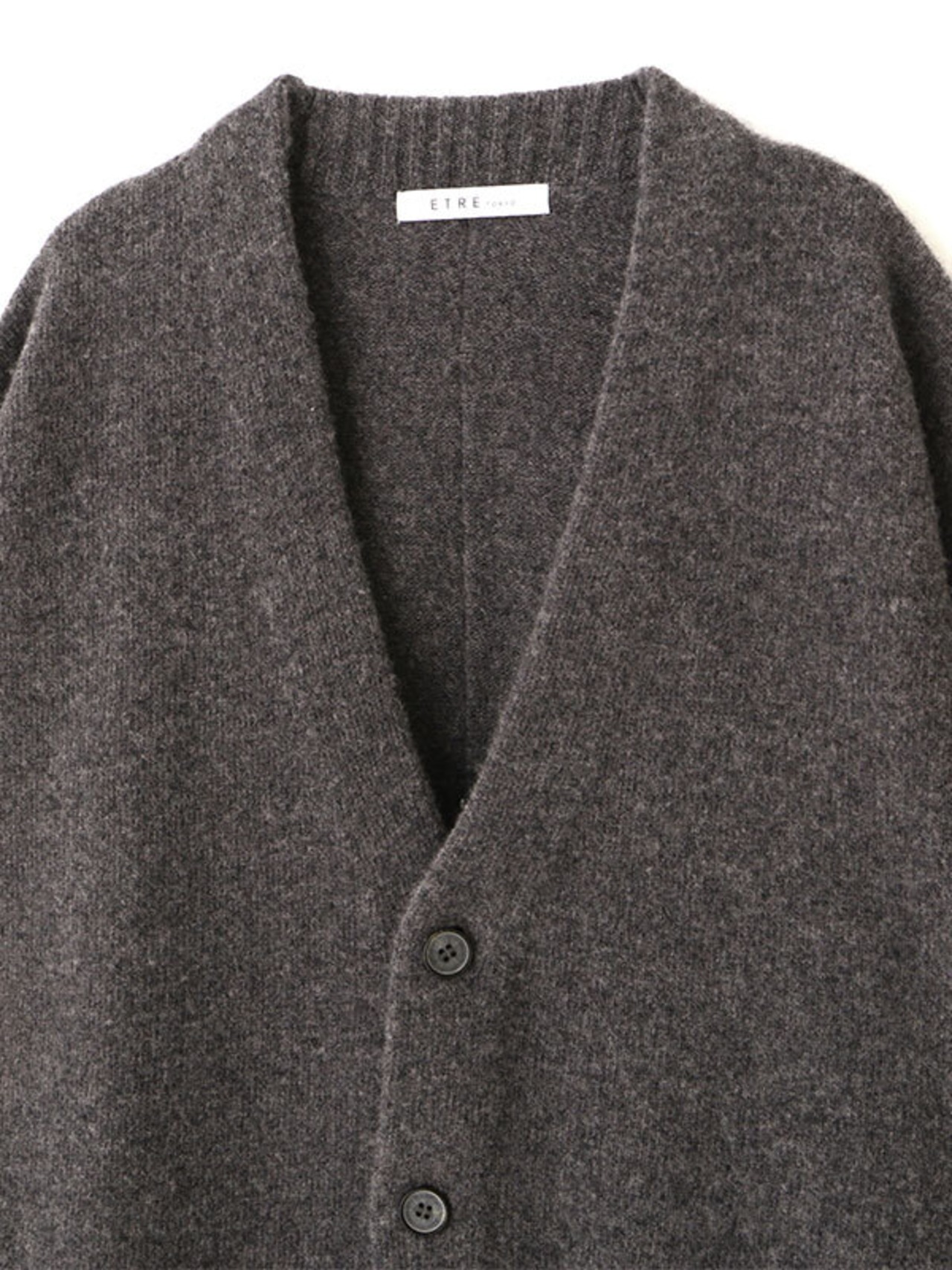 ETRE TOKYO ミドルゲージVネックニットカーディガン