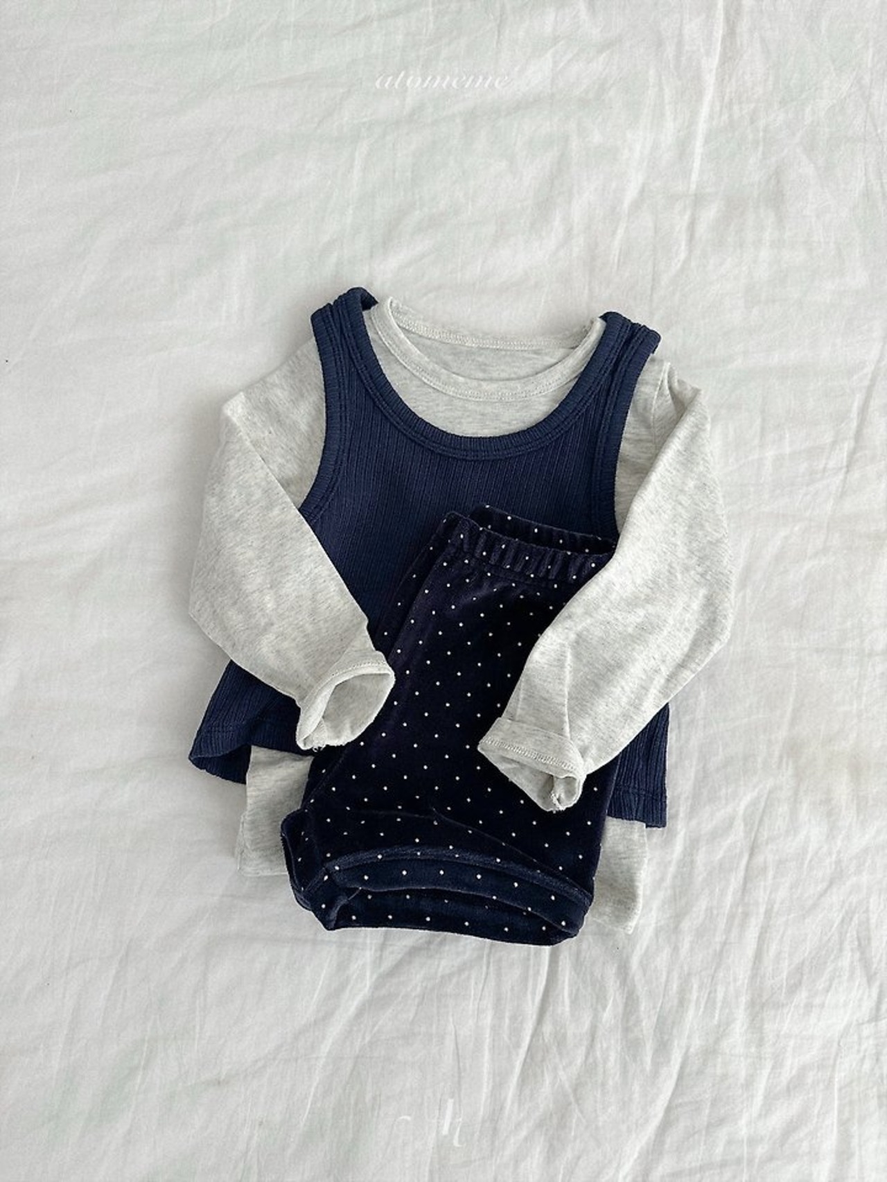 韓国子供服 / Atomeme / 26Autumn / Marais Layered Set / 秋服 *S~XL*