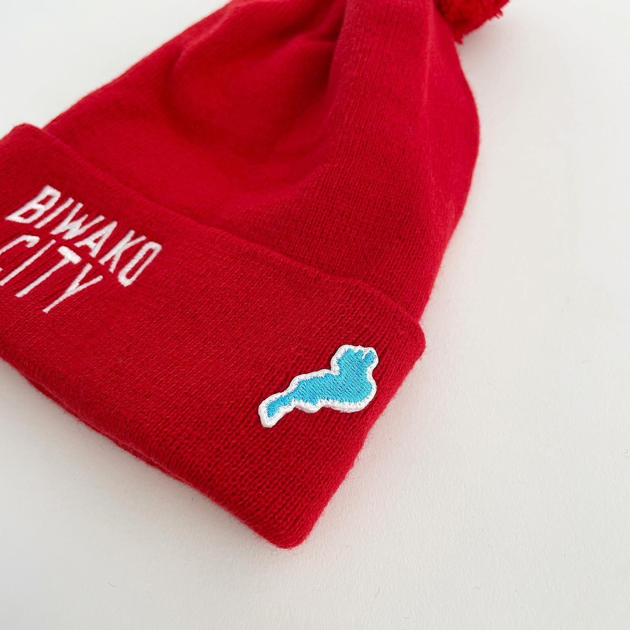 BIWAKO CITY / PON PON KNIT CAP