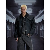 【暖かさUP】ファイヤーマンデニム中綿ジャケット T1983