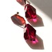 EARRINGS || 【通常商品】 MARBLE & STONE EARRINGS (RUBY) || 1 EARRINGS || RED || FBA053