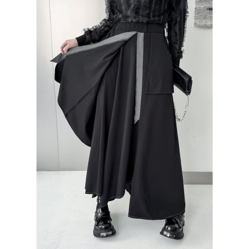 styling/【S/S(エスバイエス)】＜ウォッシャブル・撥水＞ラップスカート styling/【S/S(エスバイエス)】＜ウォッシャブル・撥水＞ラップ