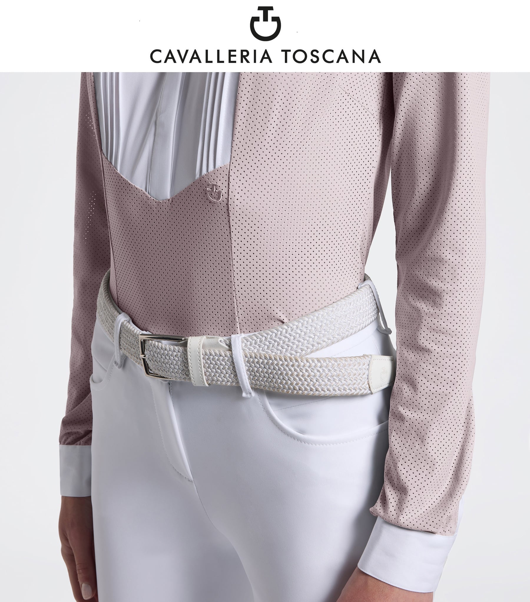 CavalleriaToscanaレディスLSシャツ CAD097 JF024 | 乗馬用品