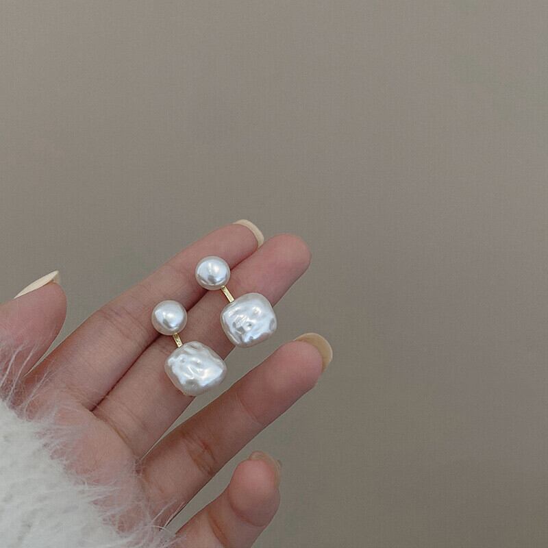 バロック風ピアス パール