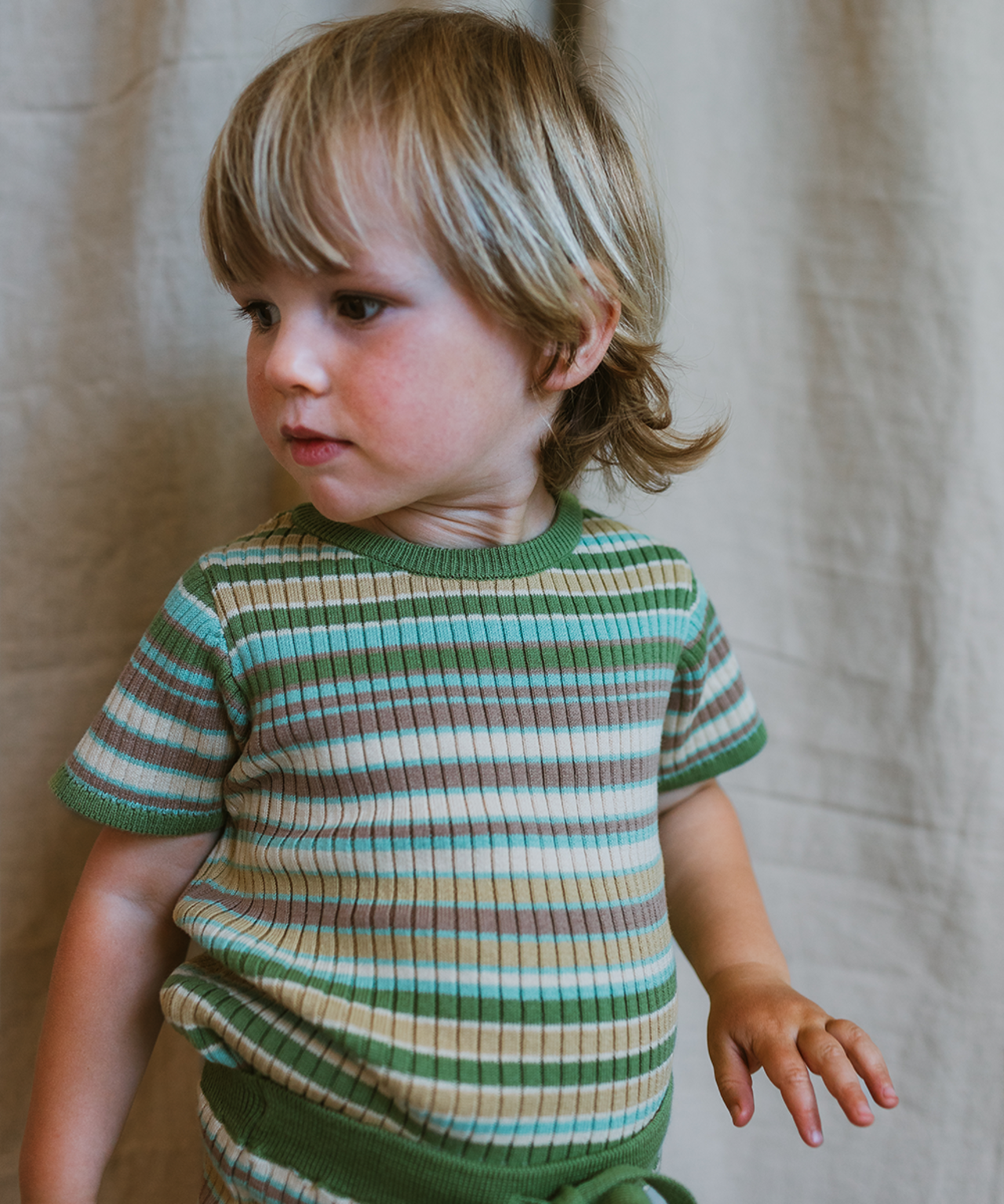 MABLI　SOLVA TEE - MEADOW STRIPE_2