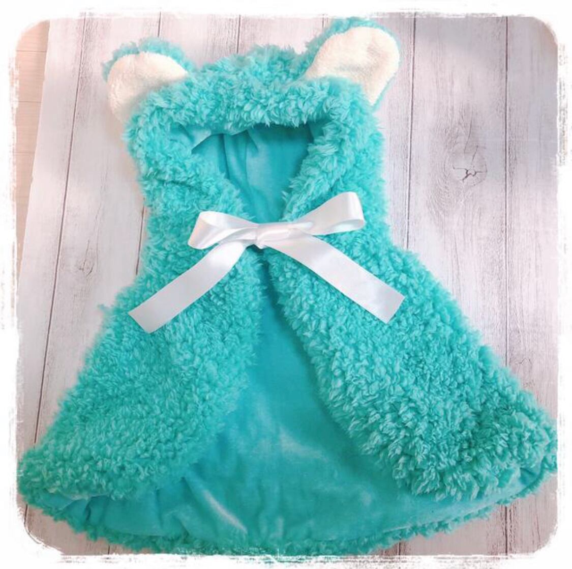 あき様❤くま耳フード♡バルーンワンピ♡ハンドメイド犬服♡ aibee43