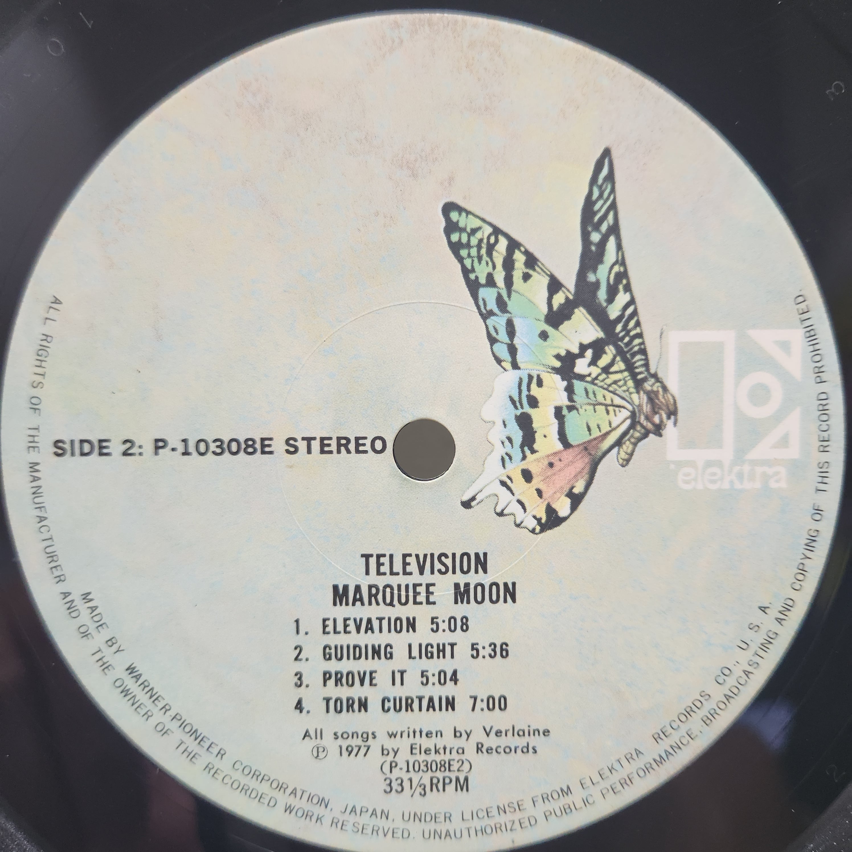 Television / Marquee Moon [P-10308E] - 画像4