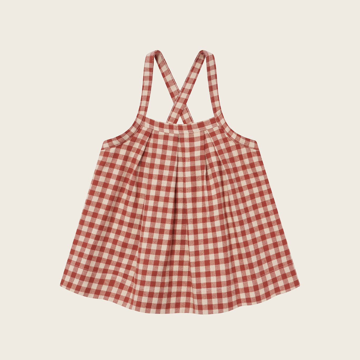 organic zoo】 Gingham Tribe Skirt 1-2y
