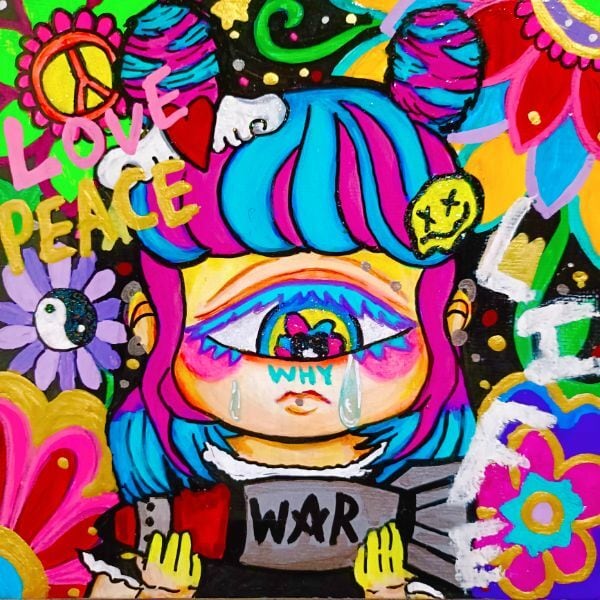 ✡2024✡】Are you ready?【F0号】レジンアート/PUNK/ | 現代画家