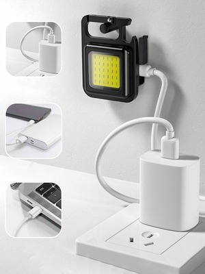 多機能 ミニ懐中電灯 強力な磁気吸収 ポータブル 高輝度 キャンプ 7モード照明 軽量 栓抜き アウトドア 急速充電 w5130