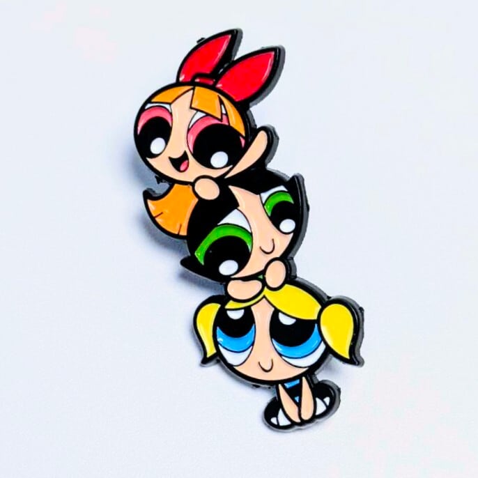 送料無料! ★ピンズ PINS★ピンバッジ 【 The Powerpuff Girls ( パワーパフガールズ ) 】〚アメリカン雑貨 アメトイ〛