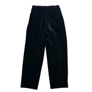 vintage VERSACE CLASSIC V2 black velour tucked pants