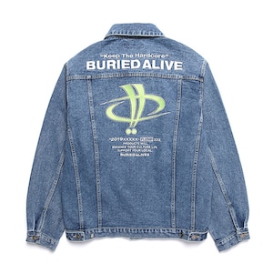 [BURIED ALIVE] BA X FLUSH DENIM JACKET BLUE 正規品  韓国 ブランド デニム ジャケット ジージャン bz20011402