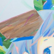 < しおり > 原画「まよわないよ」