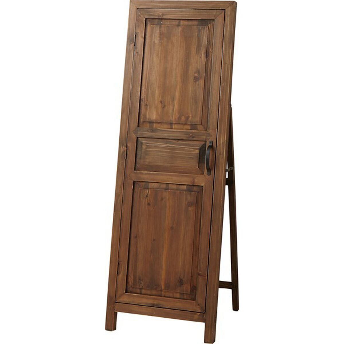 ドアミラー TSM-13BR TSM-13LBR TSM-13WH ブラウン ライトブラウン ホワイト スタンドミラー 鏡 姿見 全身 全身鏡 アンティーク フレンチカントリー 扉付き 収納付き