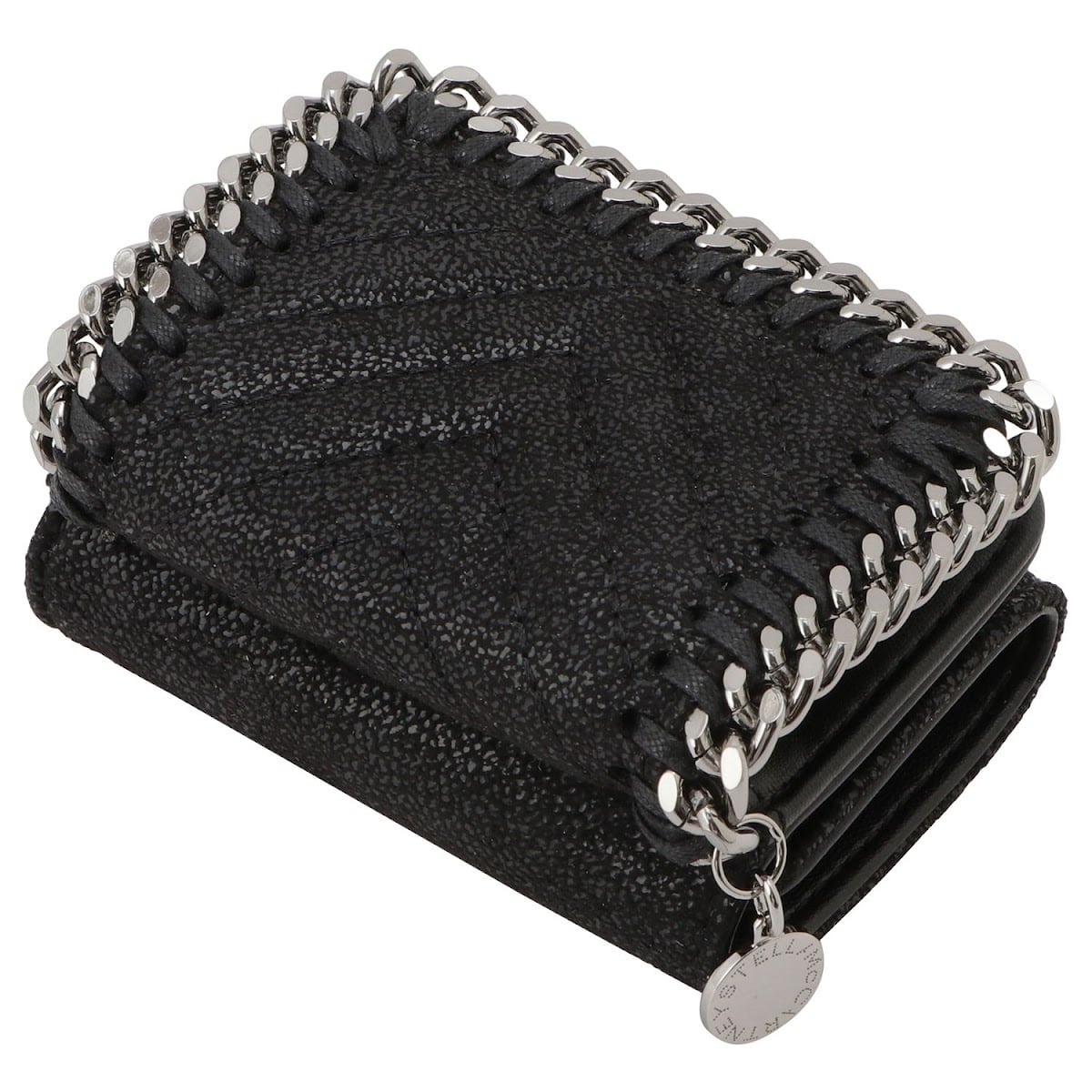 Stella McCartney - STELLAMc CARTNEY ファラベラ 黒 3つ折り財布