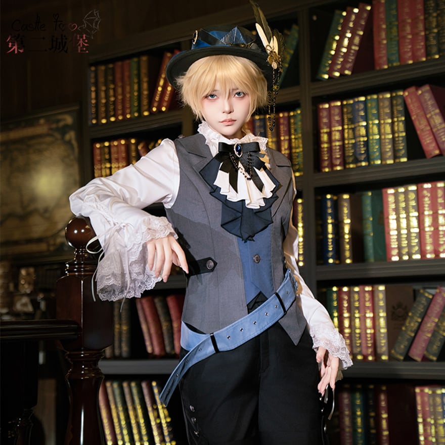 予約販売 王子系 少年装 スチームパンクセット CastleToo 5点セット マント ベスト パンツ ベルト アクセサリー プリンスコーデ