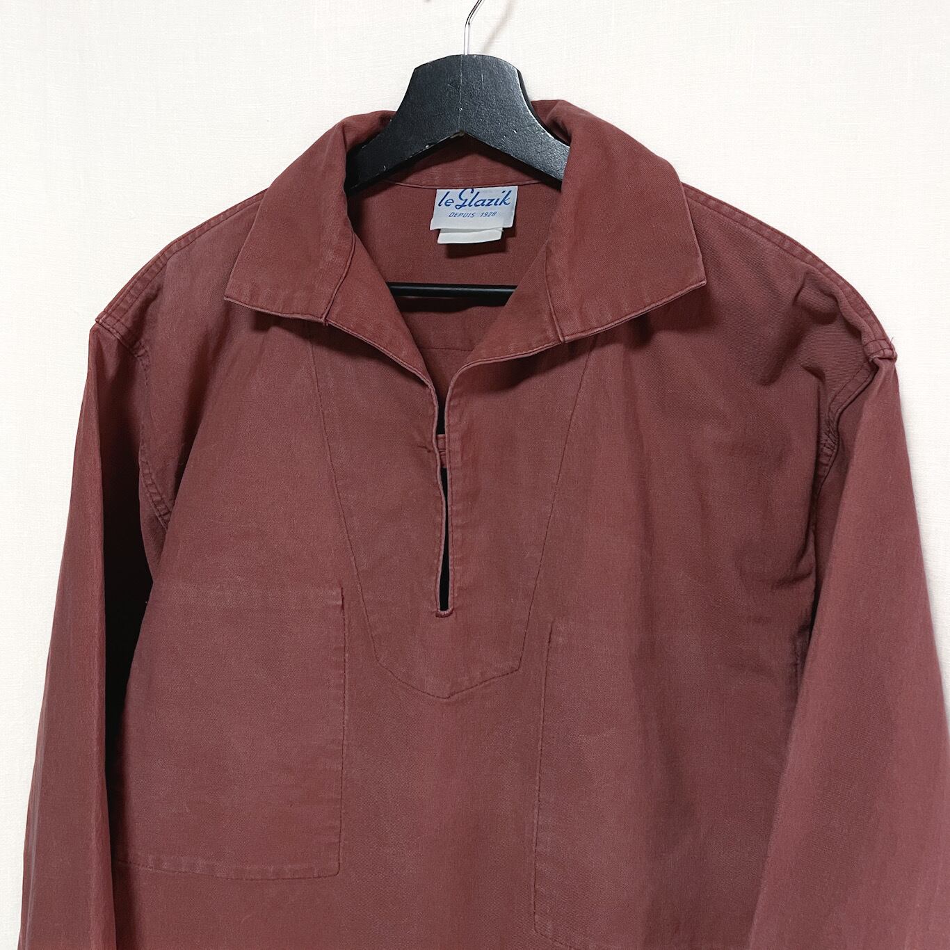 70s Le Glazikフランス ヴィンテージ フィッシャーマン スモック 70s Le Glazikフランス ヴィンテージ フィッシャーマン スモック