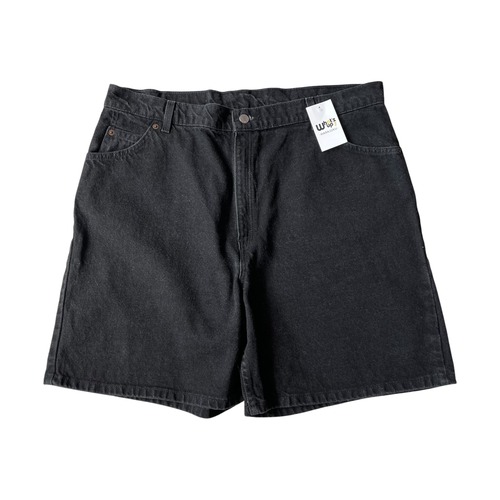 1990s Levi's 39922 "TAPERD FIT" Black Denim Short Pant