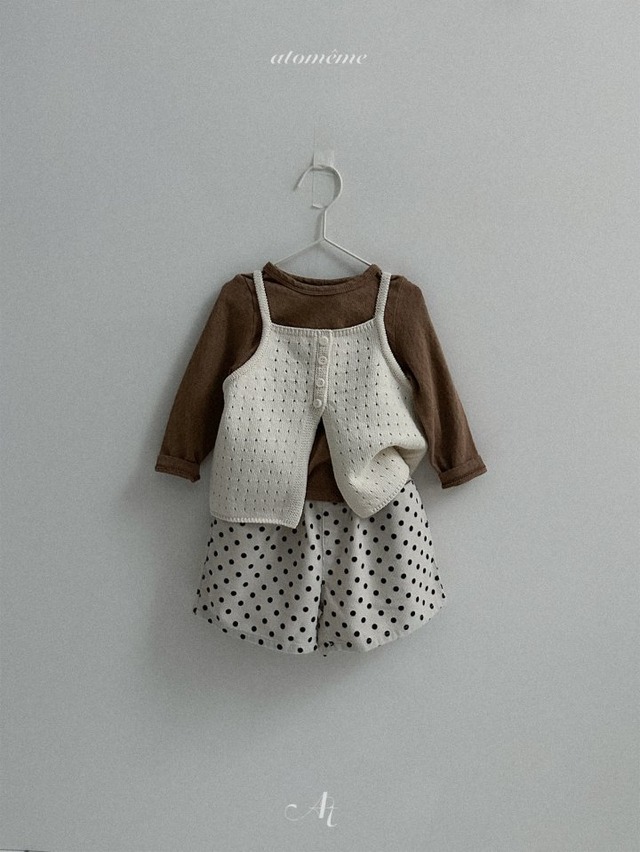 【即納】atomeme26sp_Annie Knit Vest