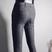 high waist suit pants 00076