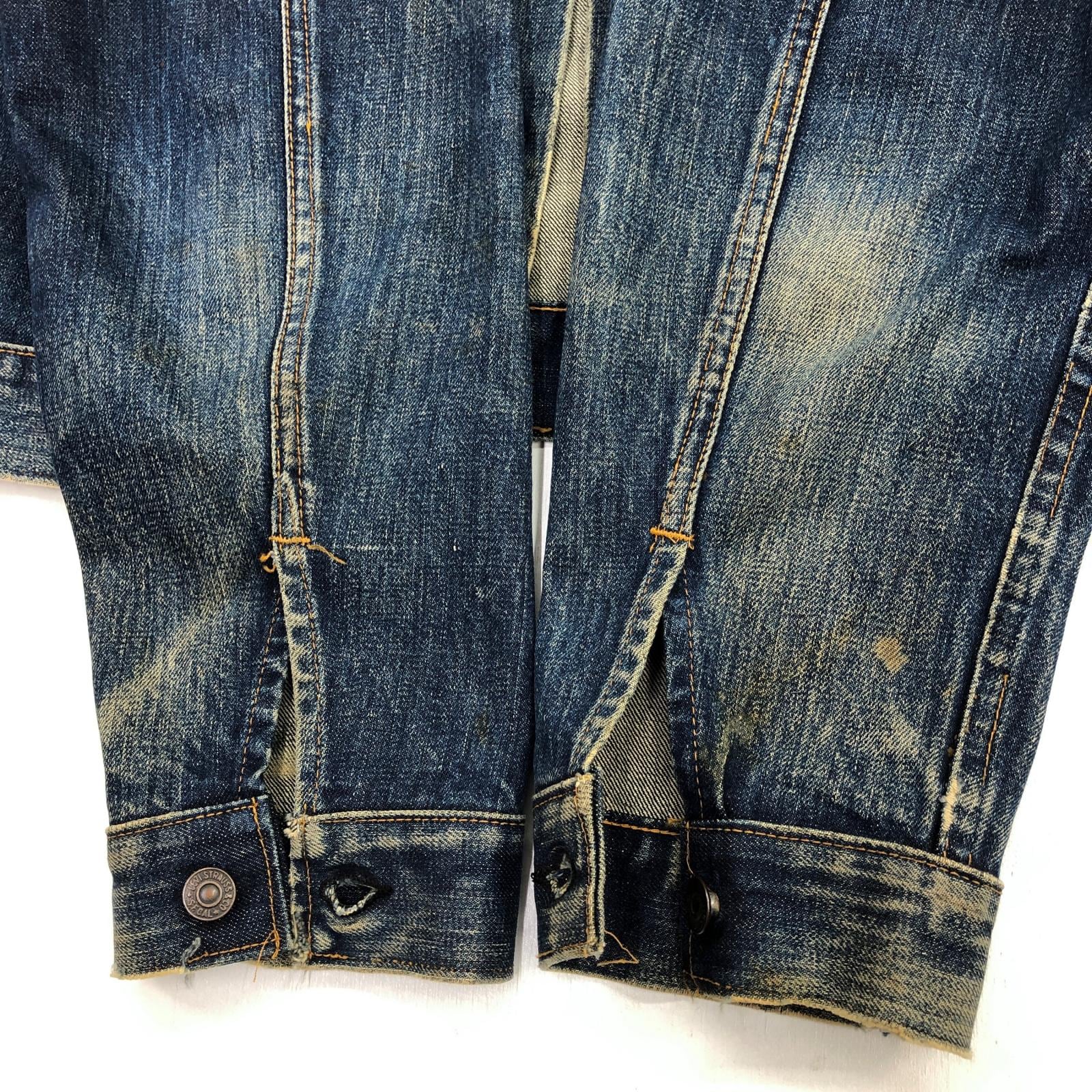 LEVI'S リーバイス 60年代 USA製 70505 4th BIG E 不均等V ボタン裏