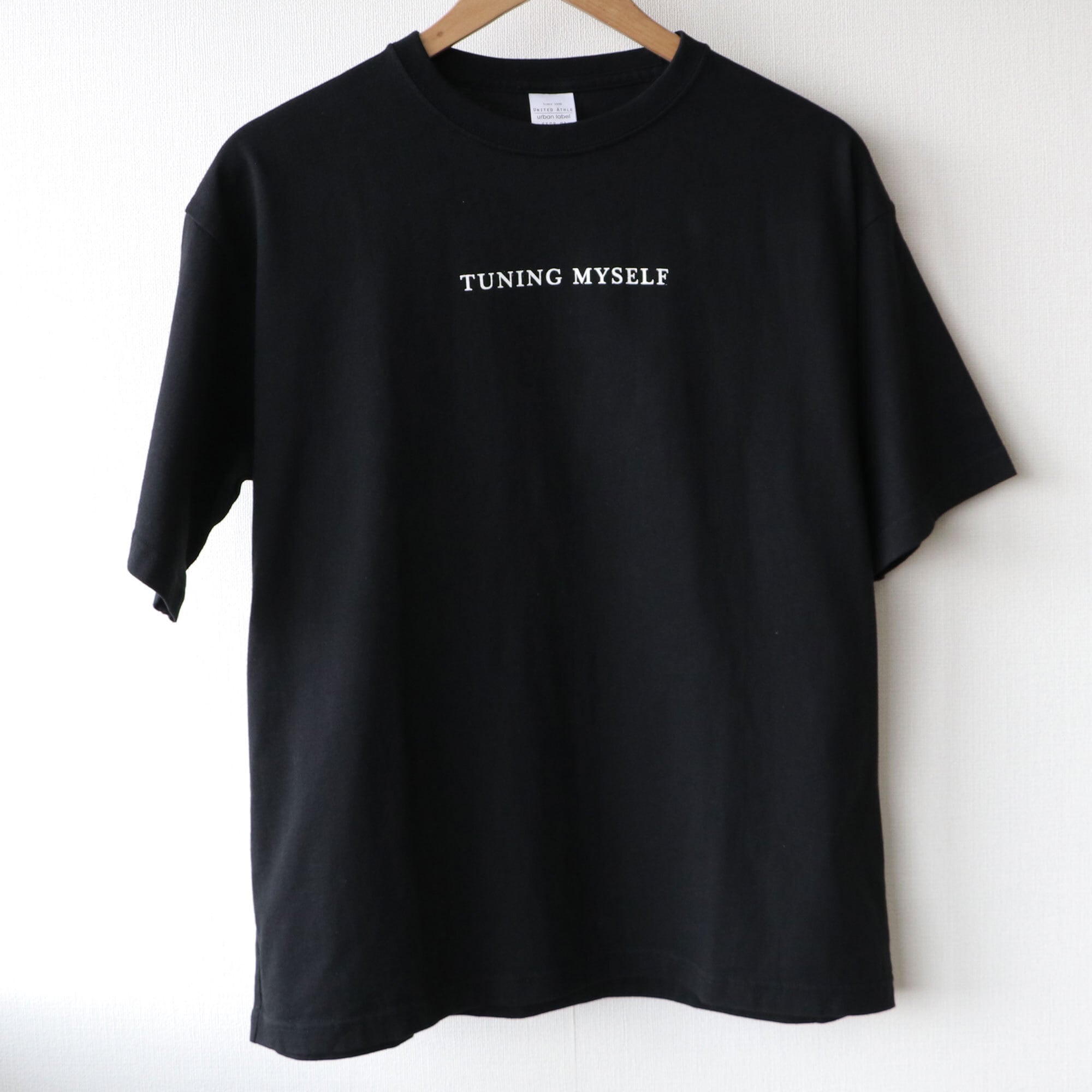 ビッグシルエットTシャツ 品川サウナビッグロゴ（黒） | 品川サウナ