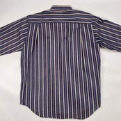 LANVIN COLLECTION ランバン ストライプ BD ボタンダウン 長袖シャツ M/メンズ