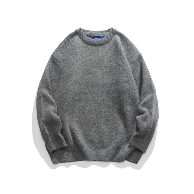 relaxed embroidered knit　リラックス刺繍ニット　J0547