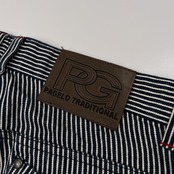 PAGELO パジェロ ヒッコリーストライプ デニム パンツ ジーンズ サイズ 85 /メンズ/アンジェロ