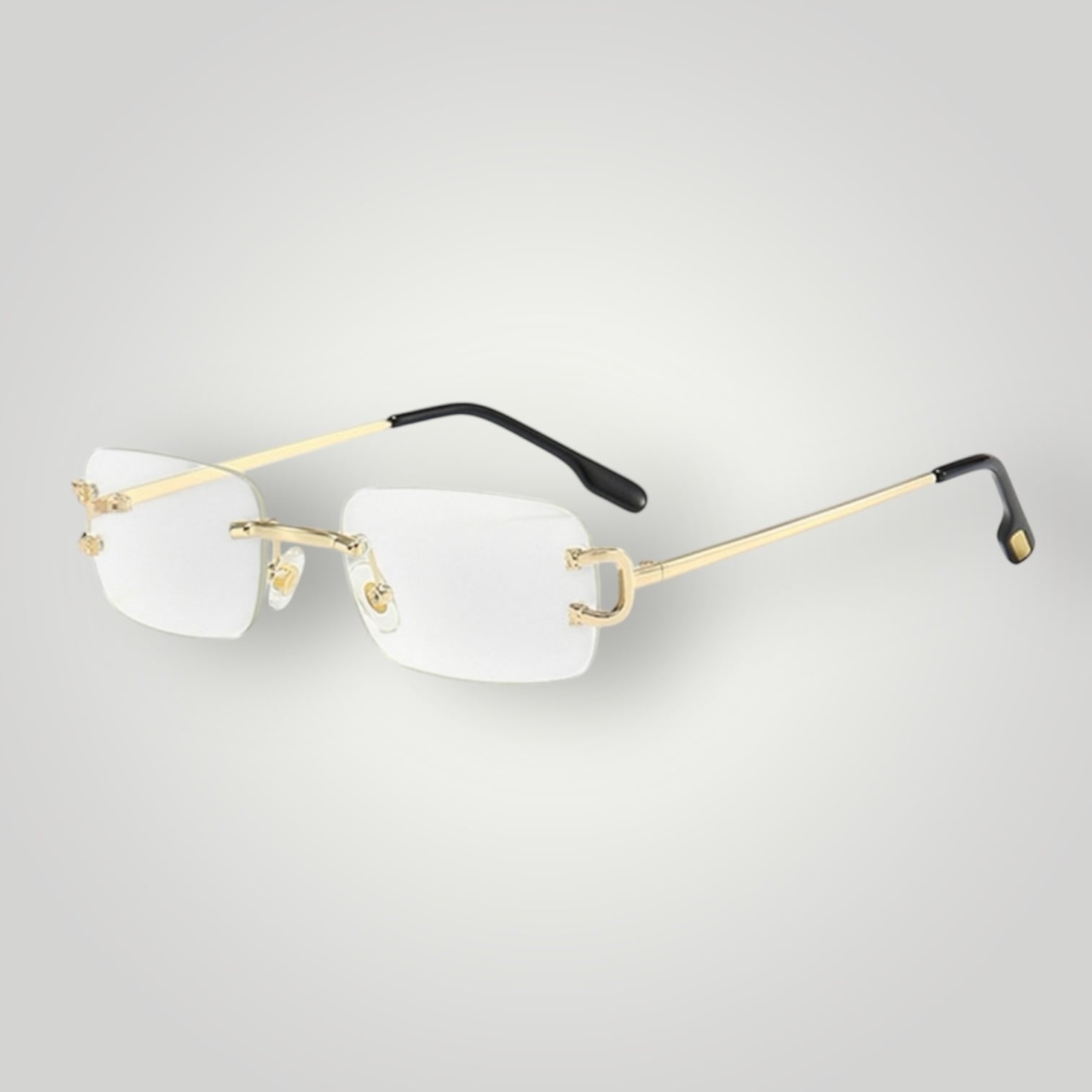 美品✨ChristianDior✦リムレス/グラデーション/クリアサングラス 楽天市場】[LumiSyne] スクエア リムレスサングラス メンズ