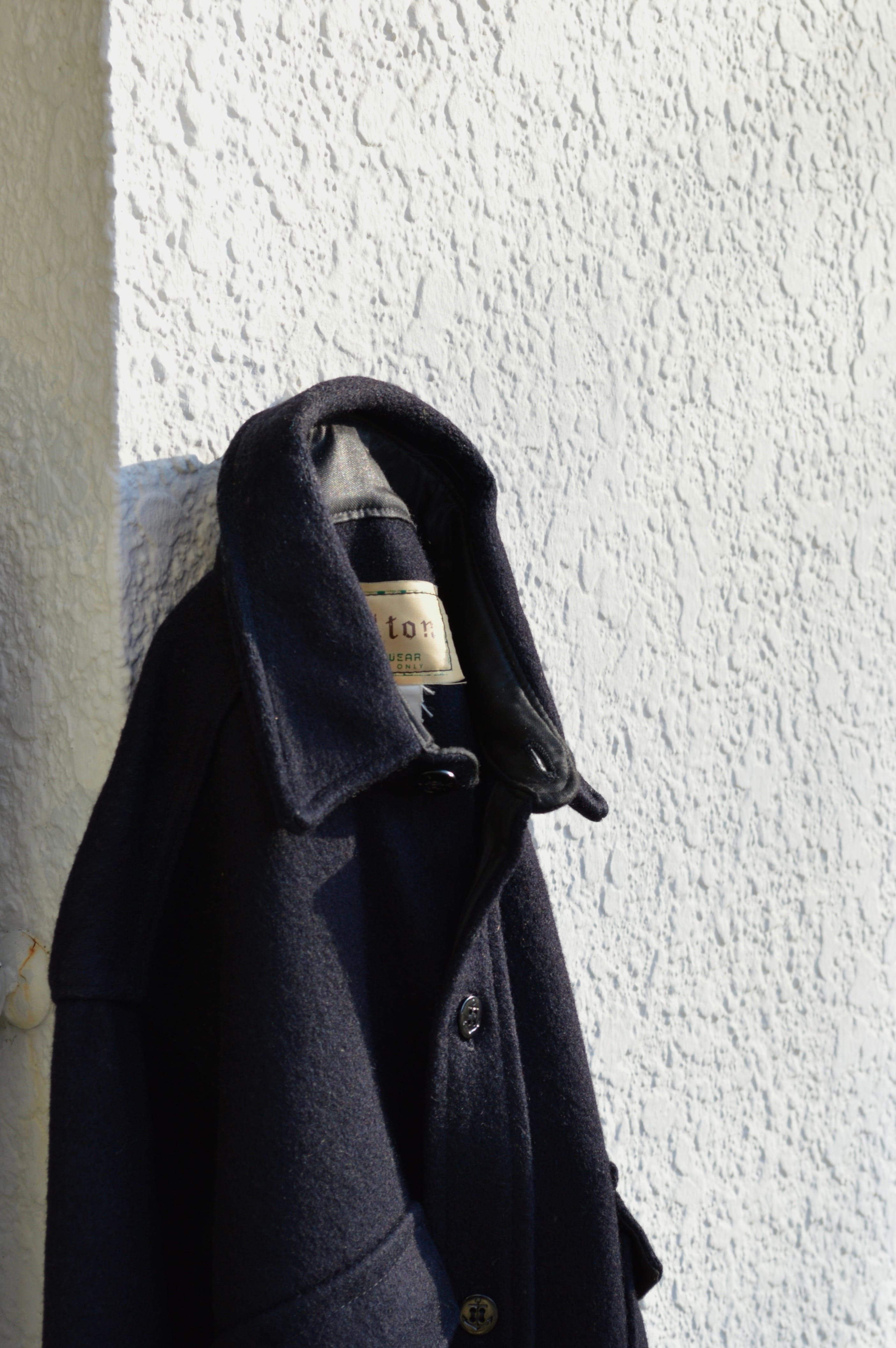 MELTON COMPANY 70s CPO JACKET Made in USA Melton Wool Shirts