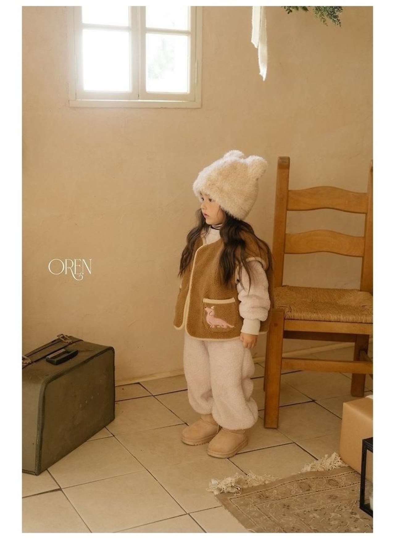 オーレン / oren / モンソーダンブルベスト / 韓国子供服 / キッズ / 26winter〖取寄〗*S~XL*