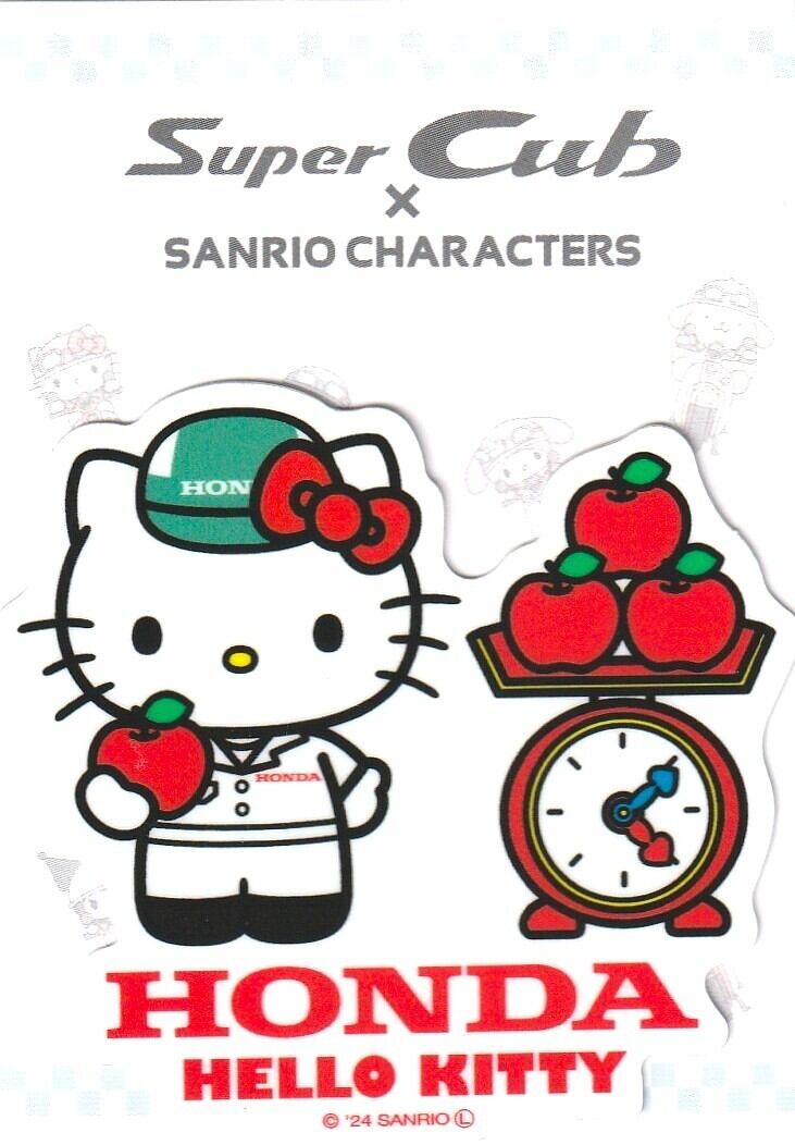 Honda×ハローキティ ダイカットステッカー 計量 sanrio バイク
