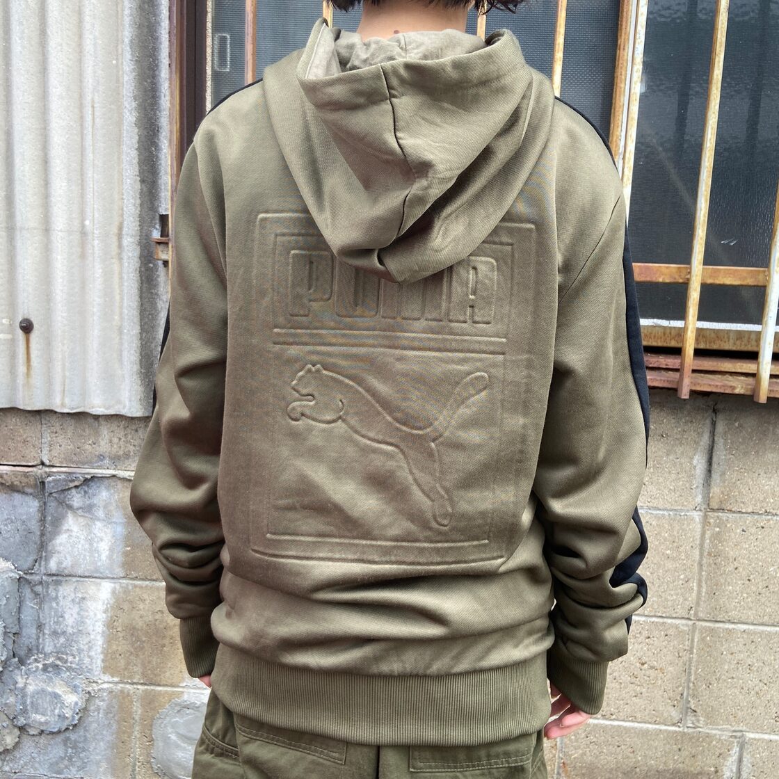 puma プーマ 立体 バックロゴ トラックジャケット ジャージパーカー 