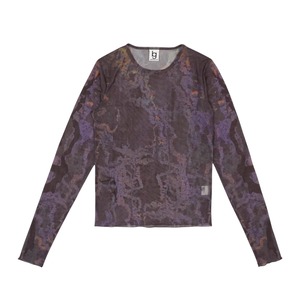 【GB MOUTH】”霞" Second-Skin Long Sleeve Mesh Top
