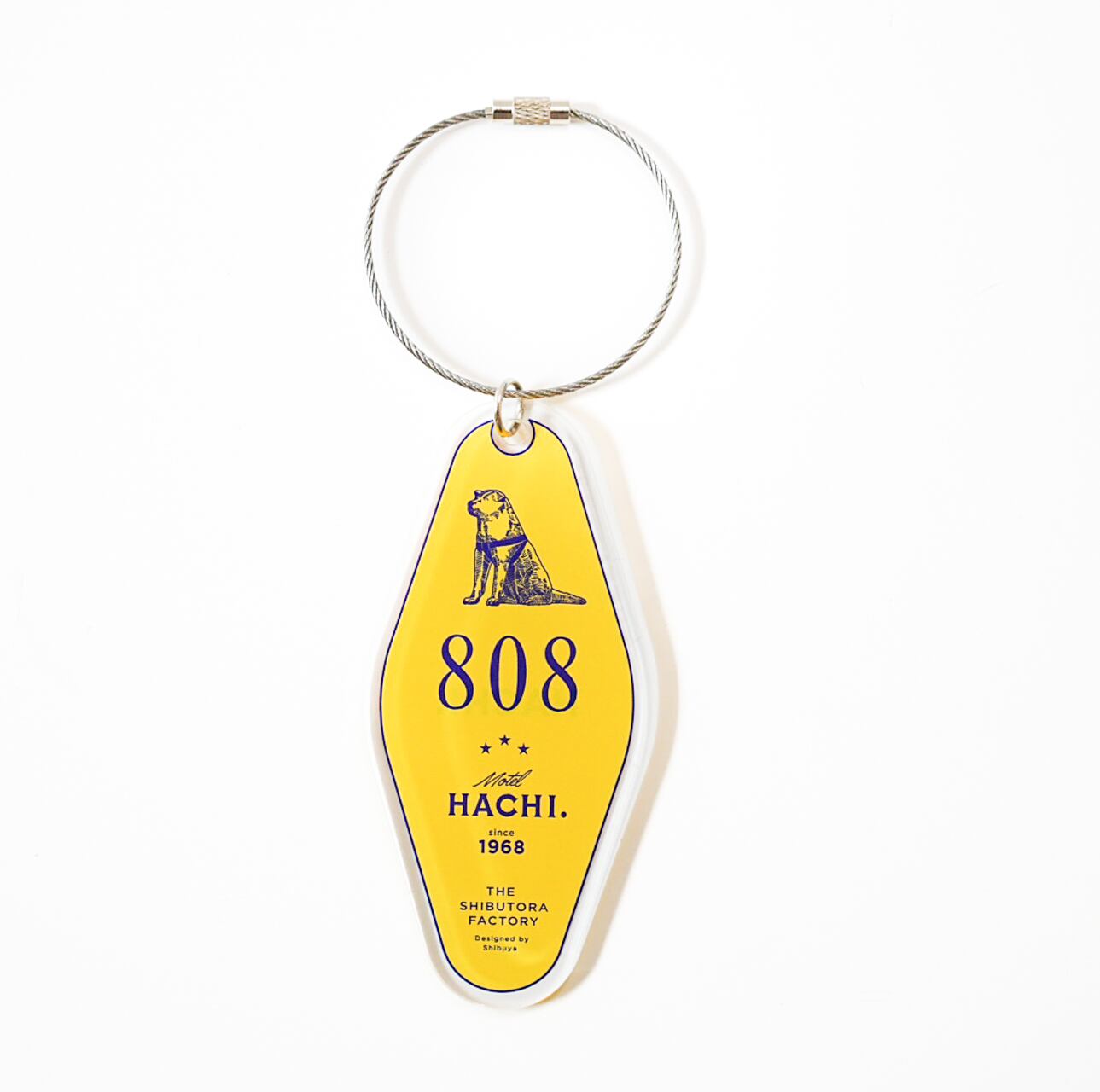 HACHI. MOTEL KEY HOLDER 808 | HACHI.THE SHIBUTORA FACTORY