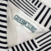 GREENCLUBS グリーンクラブ 半袖 鹿の子 ポロシャツ 3 /白 ホワイト/メンズ/ライカ/25th ANNIVERSARY