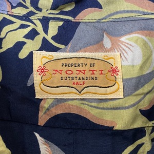 old rayon hawaiian shirt “under sea”