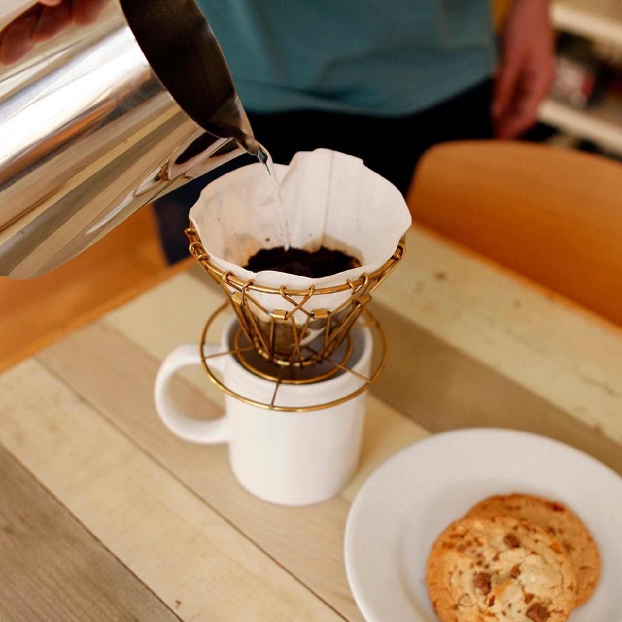 KIKKERLAND Collapsible Coffee Dripper/キッカーランド/コーヒードリッパー/ステンレススチール/折りたたみ式