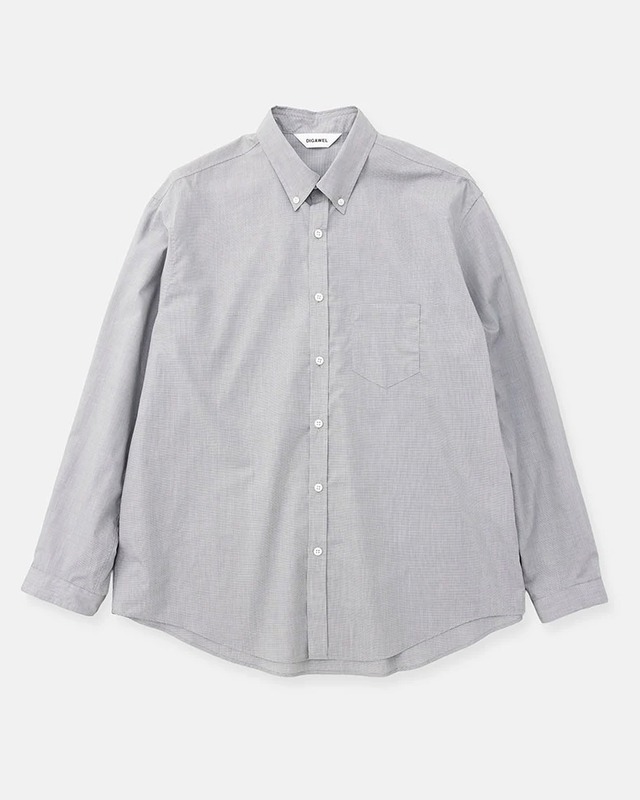 DIGAWEL / Buttondown shirt (BLACK)