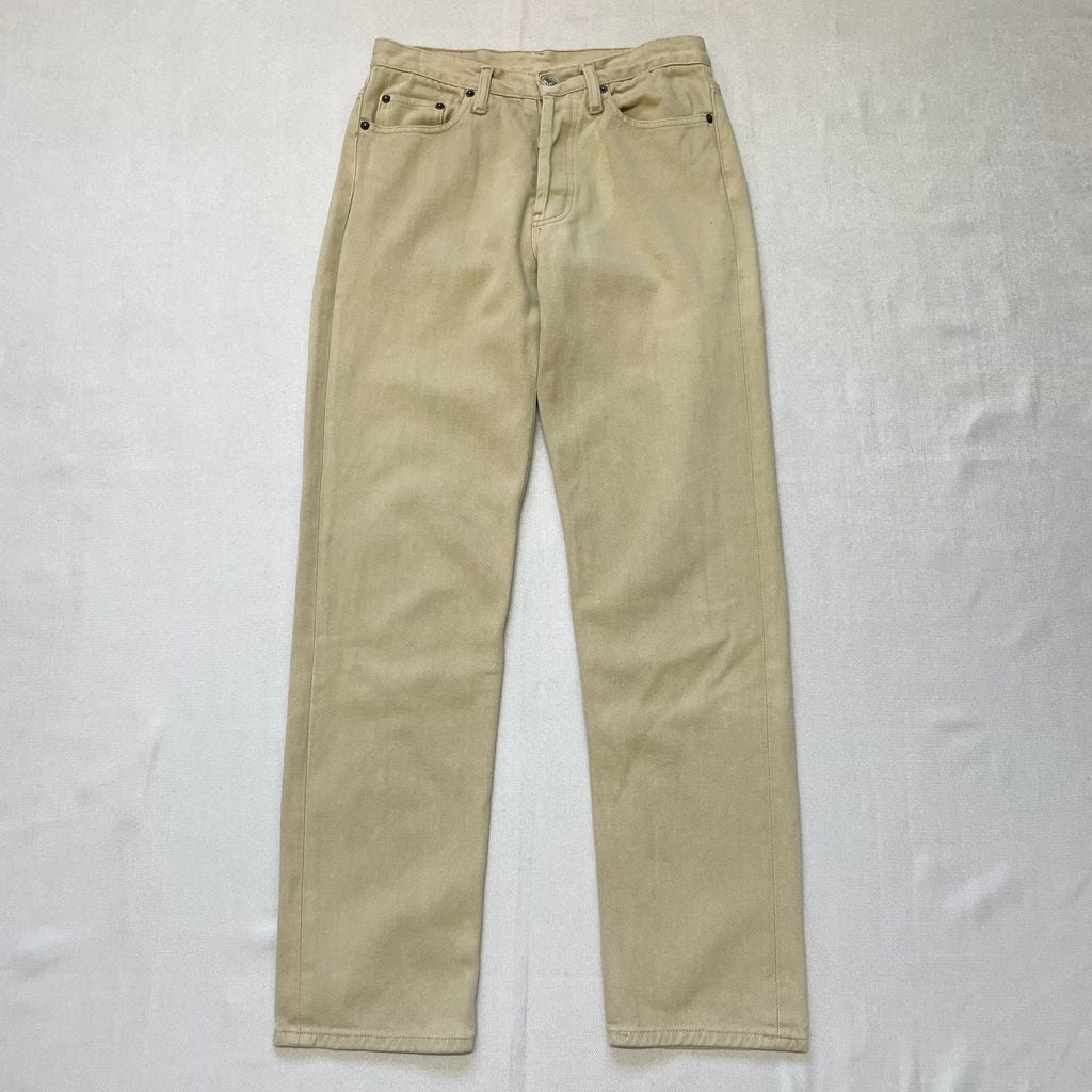 USA製 LEVI'S リーバイス 501 ボタンフライ コットンパンツ ベージュ