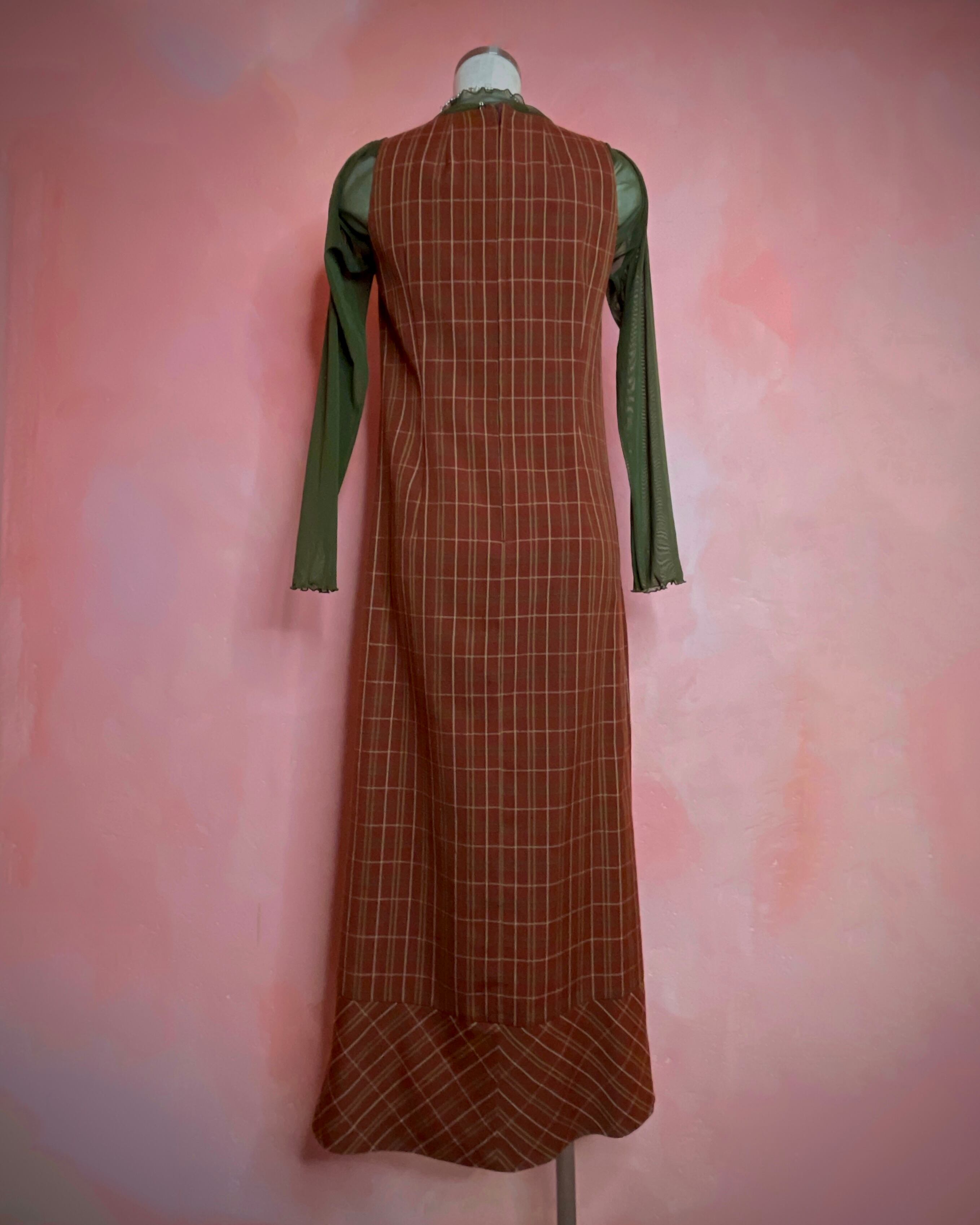 used check dress