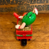 M&M's クリスマス・トレイン・トッパー サーカストレイン 列車 機関車 グリーン ミールトイ エムアンドエムズ MU-292