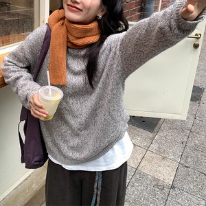 long sleeve pullover knit　J00175