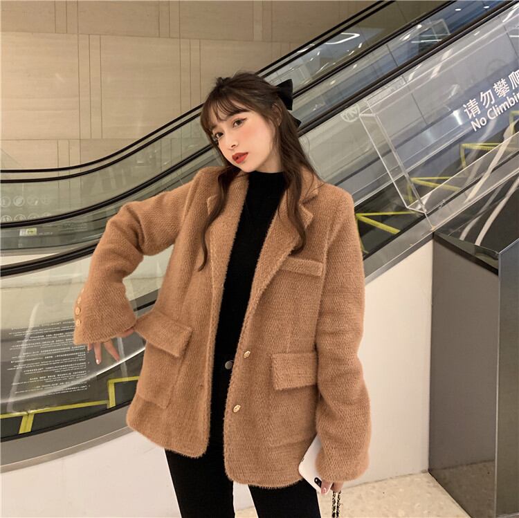 トレンド 新品 韓国ファッション コート カシミアコート sweet系 上品映え ギャザリング