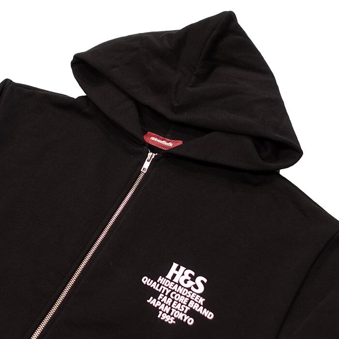 HIDEANDSEEK(ハイドアンドシーク) / LOGO HOODED ZIP SWEAT SHIRT(22SS